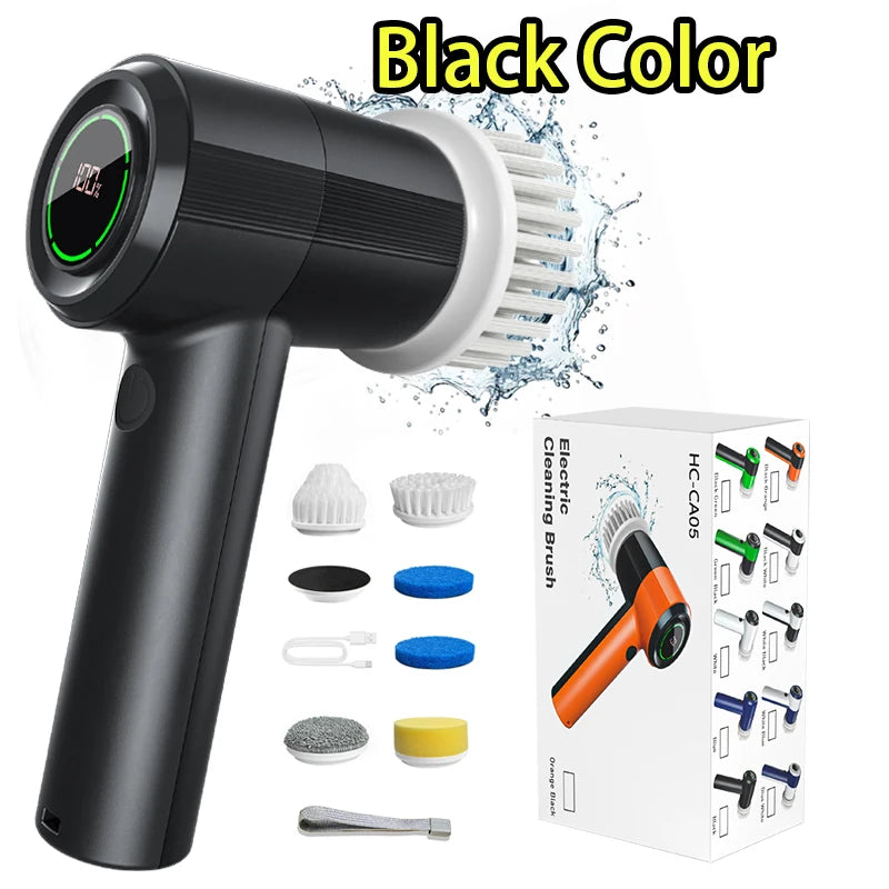 Electric Scrubber for Kitchen Tools Gadgets Cleaning Brush Scrubbing Bathroom Sink Brush Cleaner Cleaning Products Dropshipping