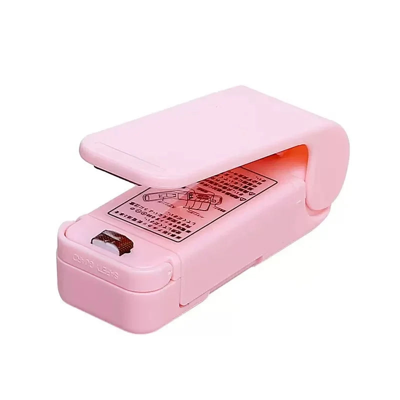 Mini Heat Bag Packaging Sealer Portable Plastic Bag Clip Sealing Machine Food Storage Seal Snack Sealing Kitchen Gadgets