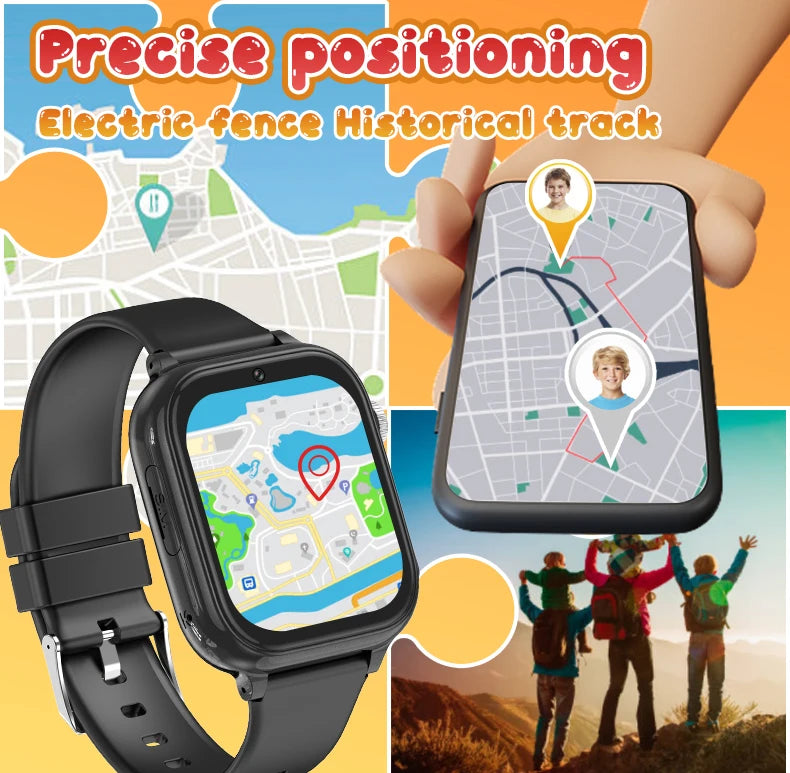 1.83Inch Touch Screen Children Smartwatch Kids Smart Watch Tracking With Wifi Gps Tracker and Video Call Sim Card for Kids 4G