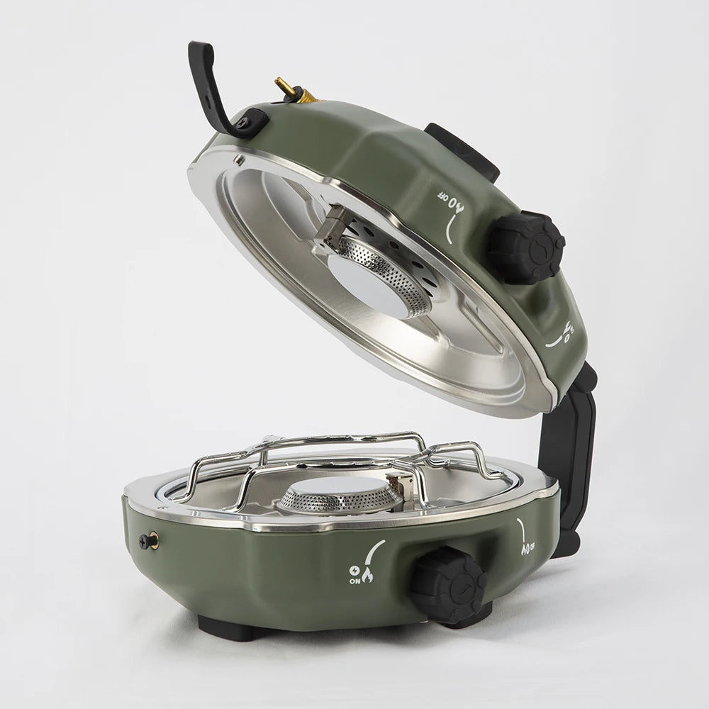 Luxury Camping Essential Gadget Dual burner 3000W Gas Stove Enhances Outdoor Living Quality